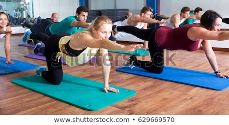 [[stock_photo]]: Women Having Yoga Class