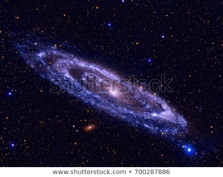 Сток-фото: The Andromeda Galaxy Is A Nearest Spiral Galaxy To The Milky Way