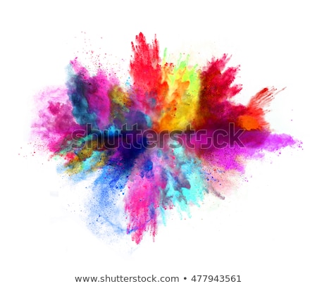 Abstract Powder Or Dust Explosion On A White Background [[stock_photo]] © Jag_cz