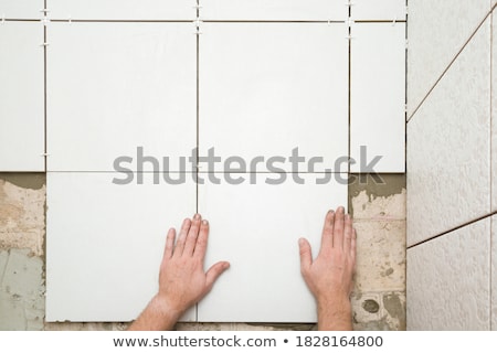 [[stock_photo]]: Craftsman With Tiles