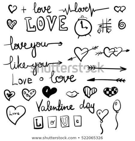 Stock photo: Love Symbols Set