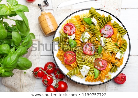 Сток-фото: Cooked Colored Pasta