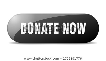 Сток-фото: Donate - Black Button 3d