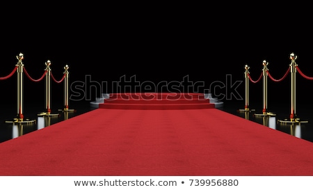 Zdjęcia stock: Stair With Red Carpet