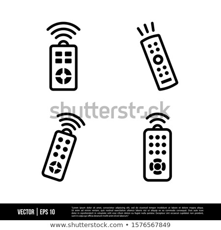 Foto stock: Remote Control Flat Icon