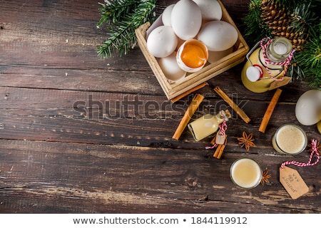 Сток-фото: Glass Of Sweet Egg Liquor