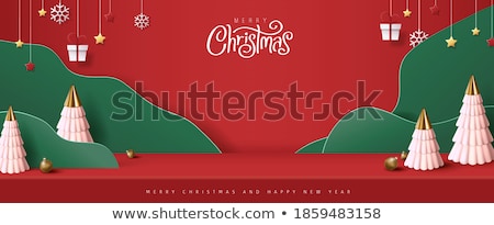 Stock fotó: Christmas Background With Copy Space