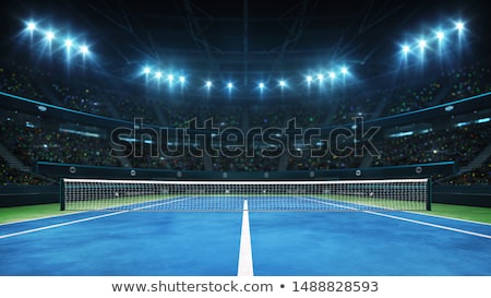 Foto stock: Outdoor Tennis Court