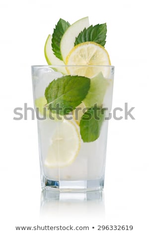 Stock photo: Apple Mojito Cocktail