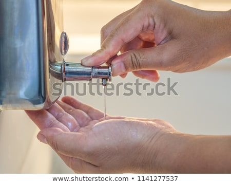 Stock fotó: Gel Foam Or Liquid Soap Dispenser Pump