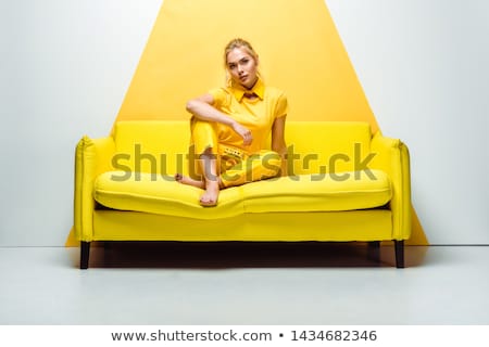 Stock fotó: Woman Posing In Studio