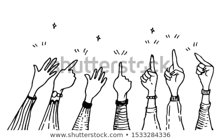 Stock photo: Doodle Gesture Icon