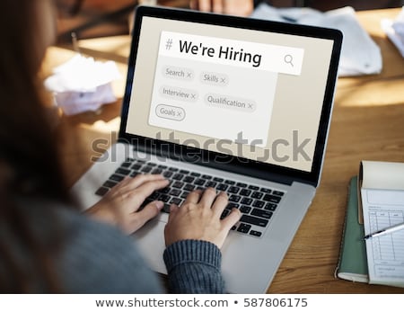 [[stock_photo]]: Find A Job On Wooden Table