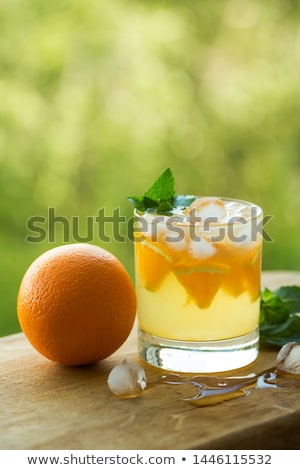 ストックフォト: Fresh Lemons On The Table In The Open Air Selective Focus