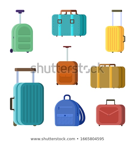 [[stock_photo]]: Business And Family Vacation Travel Luggage With Handbag Baggage Modern And Retro Items Collection R