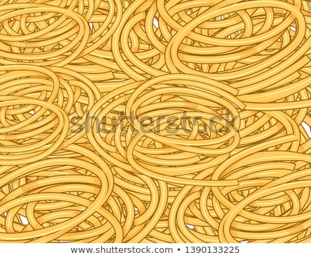 Foto d'archivio: The Real Italian Pasta Food Background Vector Illustration