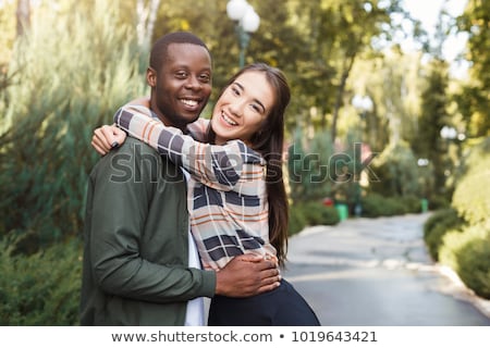 Stock photo: Portrait Of An Interracial Couple