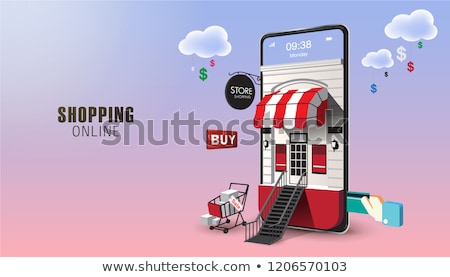 Stock foto: Apps Store - Mobile Smart Phones Buying Applications