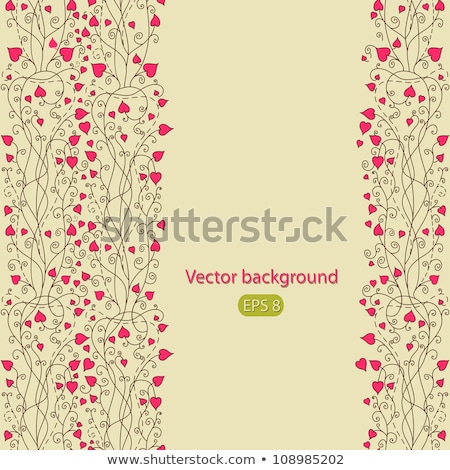 Сток-фото: Abstract Vintage Heart Background Eps 8