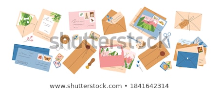 Foto stock: Postmark Set