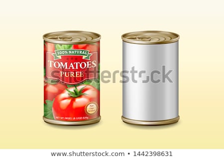 Stock fotó: Canned Tomatoes