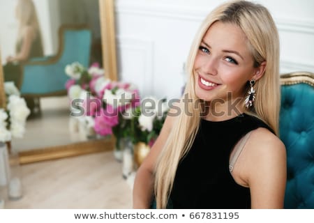Stok fotoğraf: Very Attractive Woman Posing