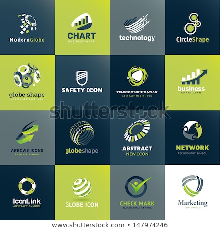 Сток-фото: Secure Link Green Vector Icon Design