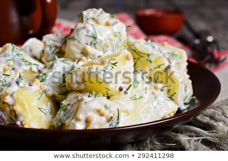 Foto stock: Mustard Potato Salad