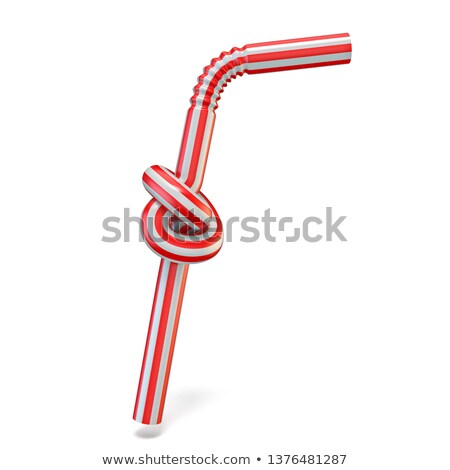 Drinking Straw Knotted 3d Foto stock © djmilic