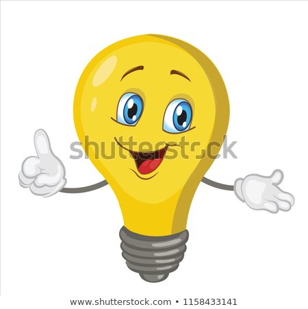 Foto d'archivio: Smiley Idea Light Bulb Moment