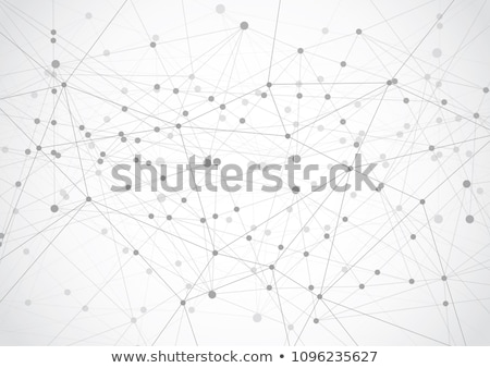 Zdjęcia stock: Blue Internet Connection Molecular Abstract Background Sense Of Science And Technology Graphic Des