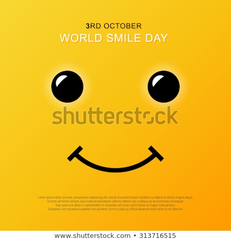 Stock fotó: Smiley Face And Blank Paper