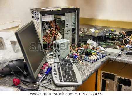 Сток-фото: Computer Mess
