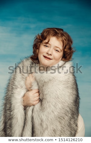 Foto stock: Pretty Funny Barbarian Girl