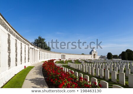 Stock photo: Grave Of A Soldier Of The Great War In Tyne Cot Cemetery