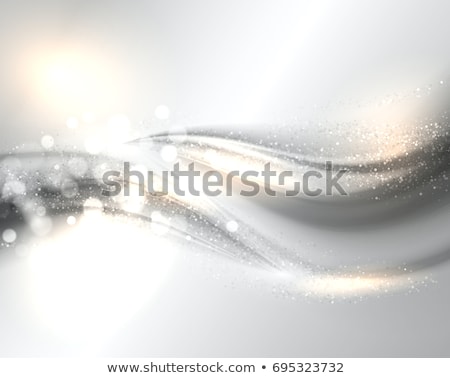 Stock fotó: Silver Wave Background