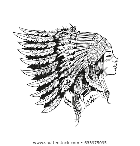 Zdjęcia stock: Female Native American Indians In Costume