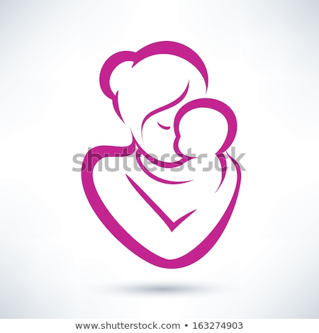 Hand of baby holding mother sketch Royalty Free Vector Image
