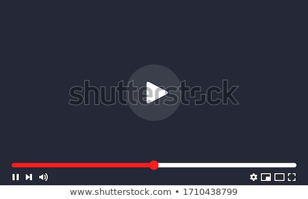 Stock fotó: Video Player Concept