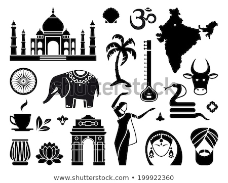 Foto d'archivio: India Icon Set