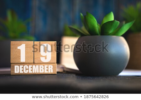 Foto d'archivio: Cubes Calendar 19th December