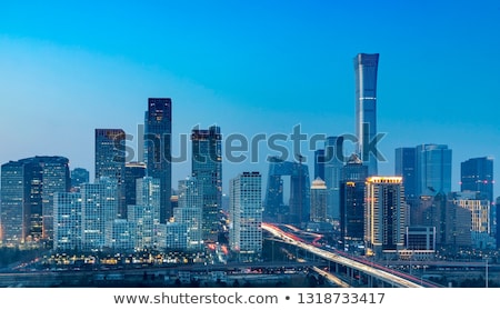 ストックフォト: View Of The City Of Beijing From A Height China