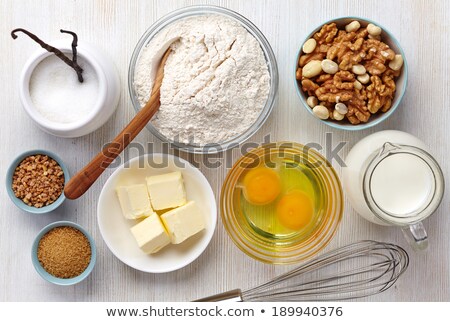 Stock foto: Healthy Cookies On Plate With Utensils