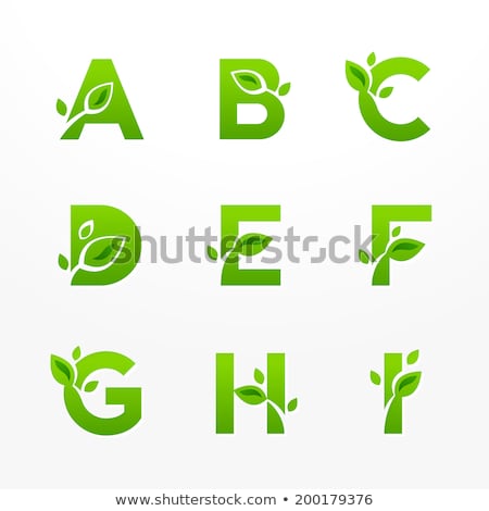 Сток-фото: Leaf Letters