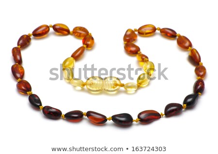 Stockfoto: Woman With Amber Beads