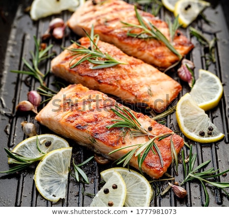 Сток-фото: Grilled Salmon Fillet