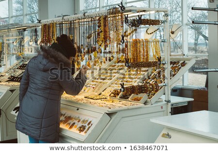 Foto stock: Woman With Amber