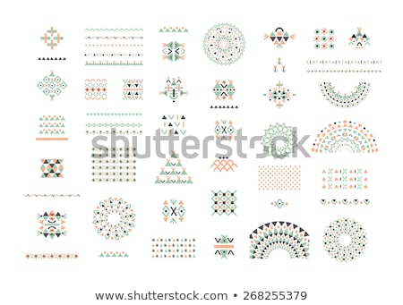 Stok fotoğraf: Vintage Concentric Pattern