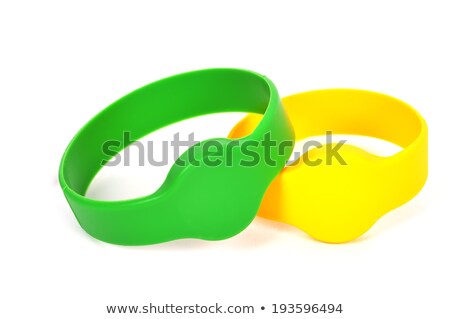 Foto stock: Color Rfid Id Bracelets