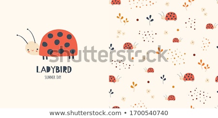 Stock photo: The Girl And Ladybird